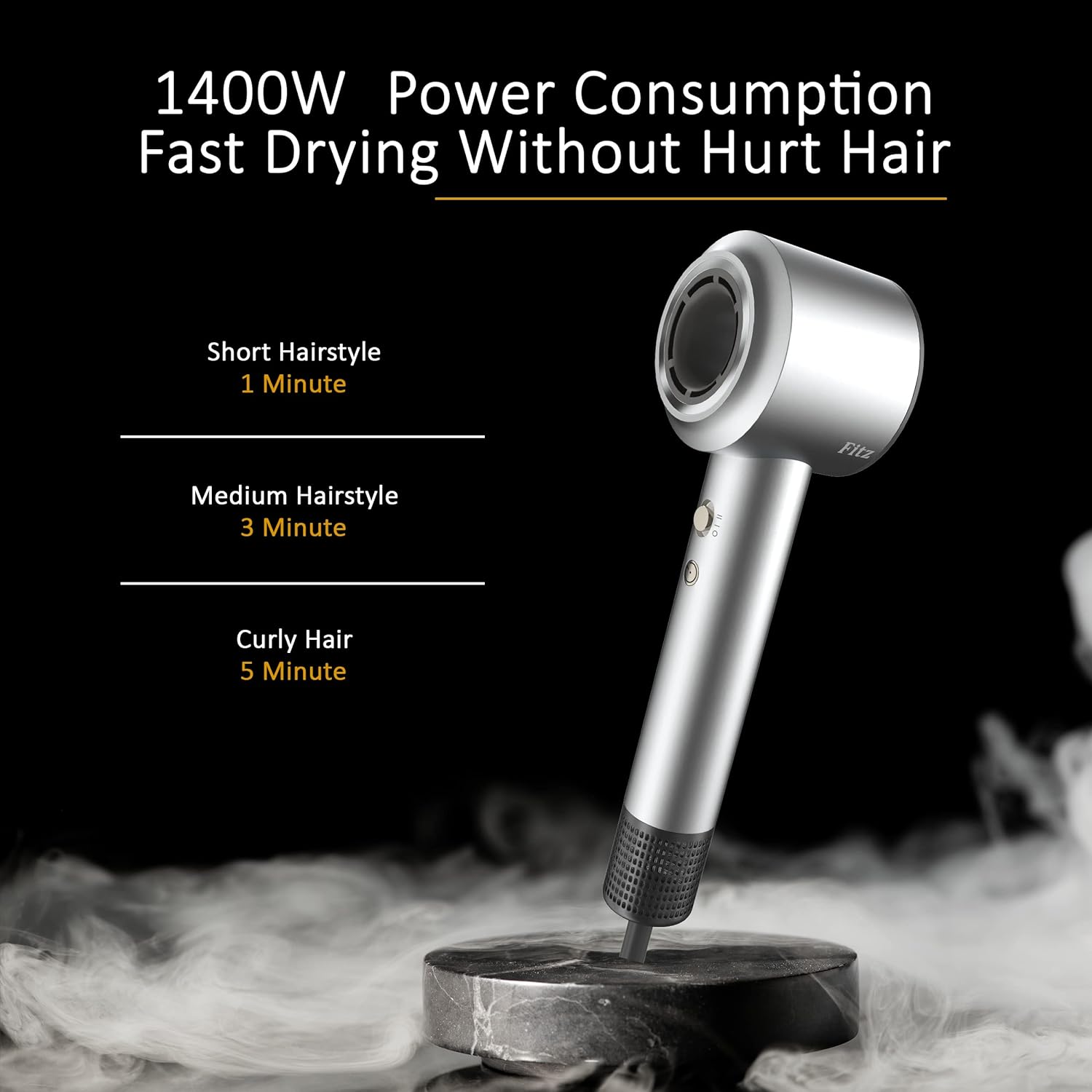 Hair Dryers - Ionic hairdryer Women - Men Fast Drying Blow Dryers Professional Salon and Home use - Legacy Axis